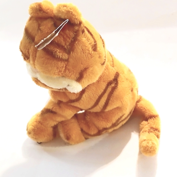 Vintage TY Beanie Babies Garfield with Tags Plush Orange Brown 2004 7inches - Picture 5 of 6